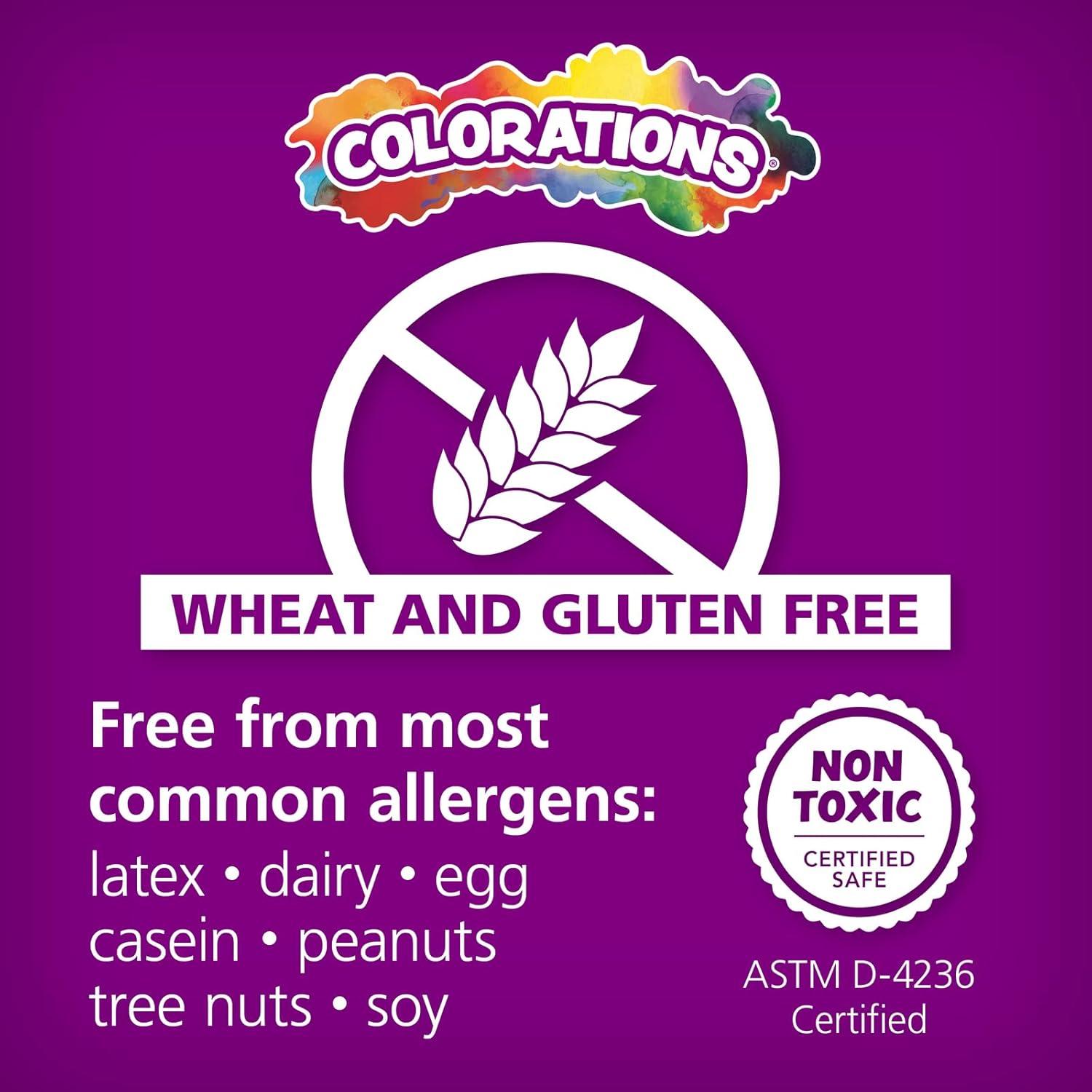 imageColorations Wheat ampamp Gluten Free Classic Dough  6 Colors 5oz Each  NonToxic Play Dough Bulk Set Sensory Kit Party Favors Classroom PackColors Like Me