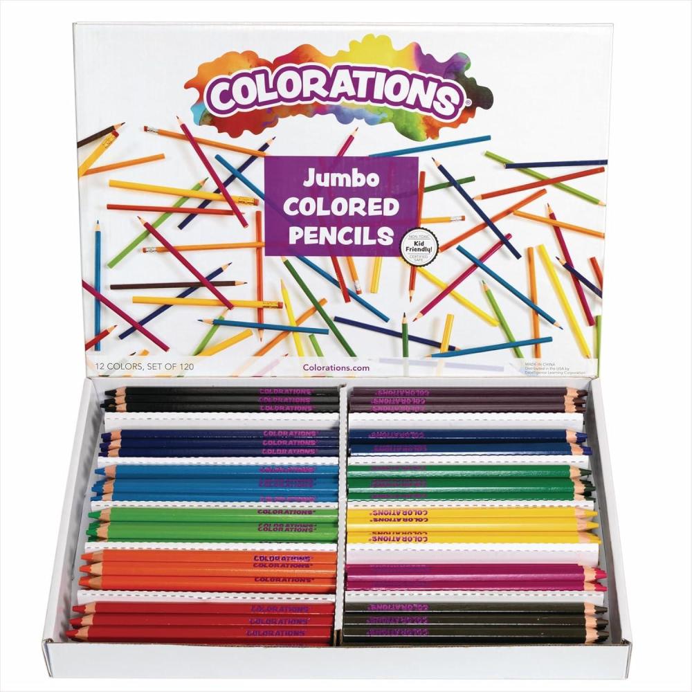imageColorations STUBPEN Stubby Chubby Colored Pencils for Kids  Set of 48Jumbo  12 Colors