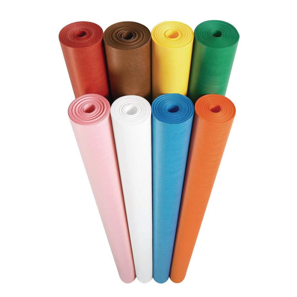 imageRainbow Colored Kraft 48quot x 200 Roll Brite Blue 40 lb
