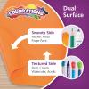 Colorations Dual Surface Paper Roll, Bright Green, 36″ x 1000′, Textured Paper, Classroom Craft & Art Supplies, Bulletin Board, Gift Wrapping, Chalkboard Wallpaper(Orange)