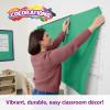 Colorations Dual Surface Paper Roll, Bright Green, 36″ x 1000′, Textured Paper, Classroom Craft & Art Supplies, Bulletin Board, Gift Wrapping, Chalkboard Wallpaper(Bright Green)