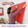 Colorations Dual Surface Paper Roll, Bright Green, 36″ x 1000′, Textured Paper, Classroom Craft & Art Supplies, Bulletin Board, Gift Wrapping, Chalkboard Wallpaper(Scarlet Red)