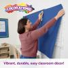 Colorations Dual Surface Paper Roll, Bright Green, 36″ x 1000′, Textured Paper, Classroom Craft & Art Supplies, Bulletin Board, Gift Wrapping, Chalkboard Wallpaper(Dark Blue)