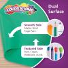 Colorations Dual Surface Paper Roll, Bright Green, 36″ x 1000′, Textured Paper, Classroom Craft & Art Supplies, Bulletin Board, Gift Wrapping, Chalkboard Wallpaper(Bright Green)