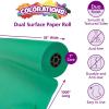 Colorations Dual Surface Paper Roll, Bright Green, 36″ x 1000′, Textured Paper, Classroom Craft & Art Supplies, Bulletin Board, Gift Wrapping, Chalkboard Wallpaper(Bright Green)