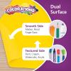 Colorations Dual Surface Paper Roll, Bright Green, 36″ x 1000′, Textured Paper, Classroom Craft & Art Supplies, Bulletin Board, Gift Wrapping, Chalkboard Wallpaper(Yellow)
