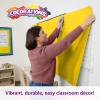 Colorations Dual Surface Paper Roll, Bright Green, 36″ x 1000′, Textured Paper, Classroom Craft & Art Supplies, Bulletin Board, Gift Wrapping, Chalkboard Wallpaper(Yellow)