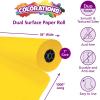 Colorations Dual Surface Paper Roll, Bright Green, 36″ x 1000′, Textured Paper, Classroom Craft & Art Supplies, Bulletin Board, Gift Wrapping, Chalkboard Wallpaper(Yellow)
