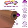 Colorations Dual Surface Paper Roll, Bright Green, 36″ x 1000′, Textured Paper, Classroom Craft & Art Supplies, Bulletin Board, Gift Wrapping, Chalkboard Wallpaper(Brown)