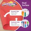 Colorations Dual Surface Paper Roll, Bright Green, 36″ x 1000′, Textured Paper, Classroom Craft & Art Supplies, Bulletin Board, Gift Wrapping, Chalkboard Wallpaper(Scarlet Red)