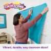 Colorations Dual Surface Paper Roll, Bright Green, 36″ x 1000′, Textured Paper, Classroom Craft & Art Supplies, Bulletin Board, Gift Wrapping, Chalkboard Wallpaper(Aqua)