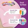 Colorations Dual Surface Paper Roll, Bright Green, 36″ x 1000′, Textured Paper, Classroom Craft & Art Supplies, Bulletin Board, Gift Wrapping, Chalkboard Wallpaper(Pink)