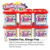 Colorations Wheat & Gluten Free Neon Dough Classroom Pack – 6 Colors | Non-Toxic, Play Dough, Bulk Set, Sensory Kit, Party Favors, Teacher Must Haves(Classic)