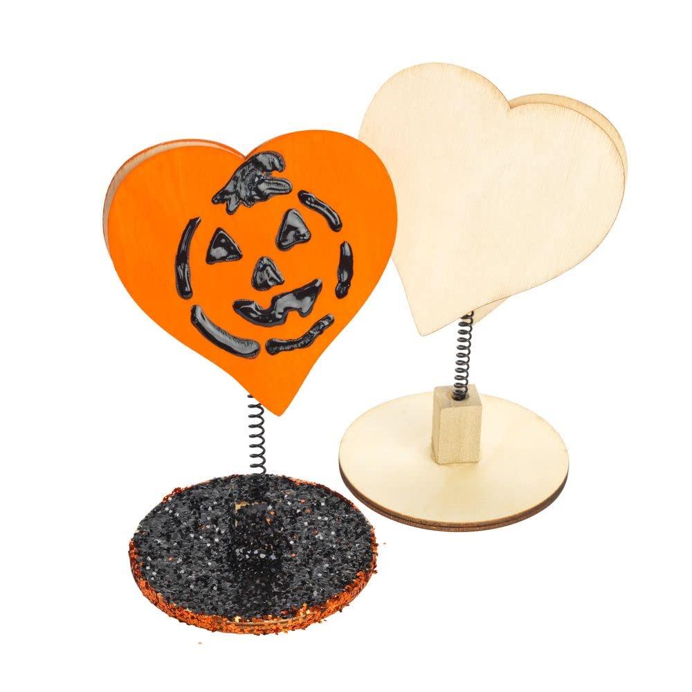 imageColorations Decorate Your own HeartShaped Wooden Bobble Great for Mothers Day Birthday Parties Cute and Holds Small Note or Photo Bobble Note Holder DYO Note Holder Heart Note Holder