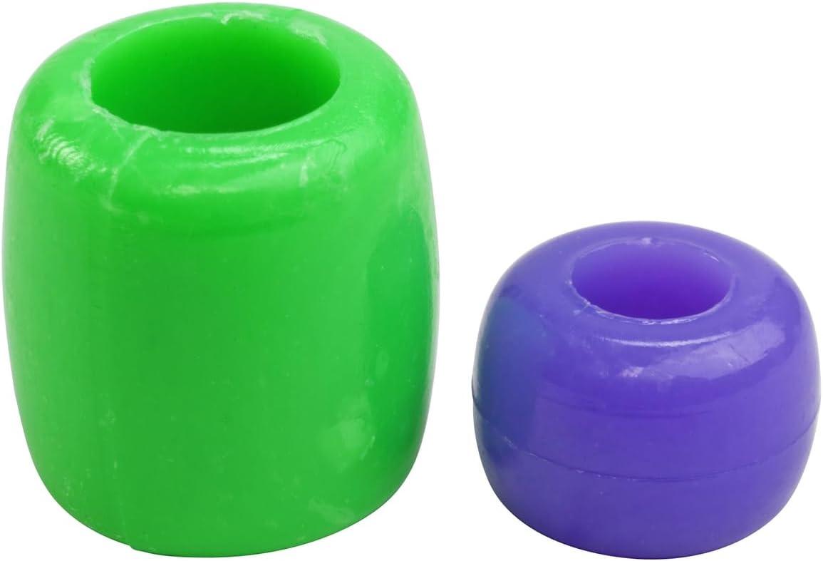 imageColorations Jumbo Plastic Pony Beads 15 Pounds in Reusable Bucket Multi Pack Assorted Colors Classroom PackSmall