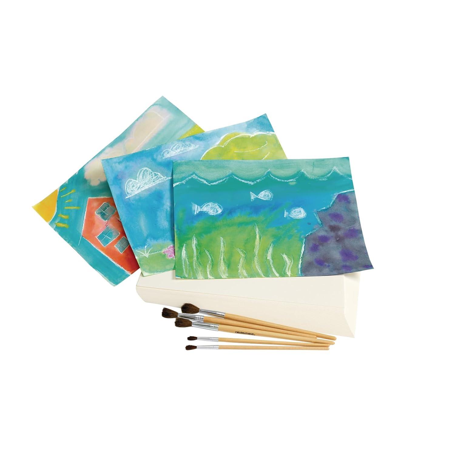 imageColorations PLWS Liquid Watercolor Paint 8 fl oz Set of 8 NonToxic Painting Kids Craft Hobby Fun Water Color Posters Cool effects Versatile GiftAssorted  Set of 21