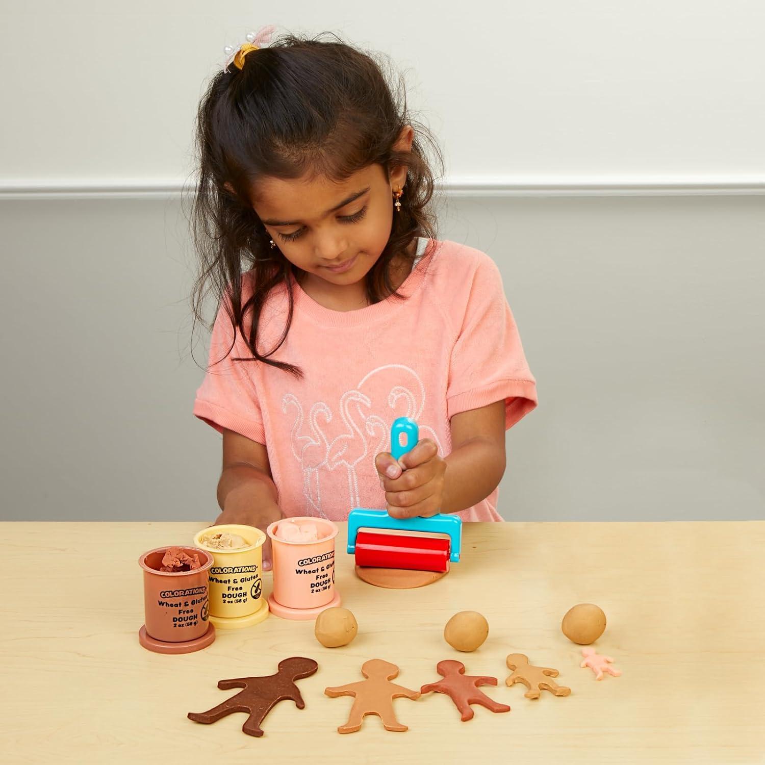 imageColorations Wheat ampamp Gluten Free Classic Dough  8 Colors 2oz Each  NonToxic Play Dough Bulk Set Sensory Kit Party Favors Classroom PackColors Like Me