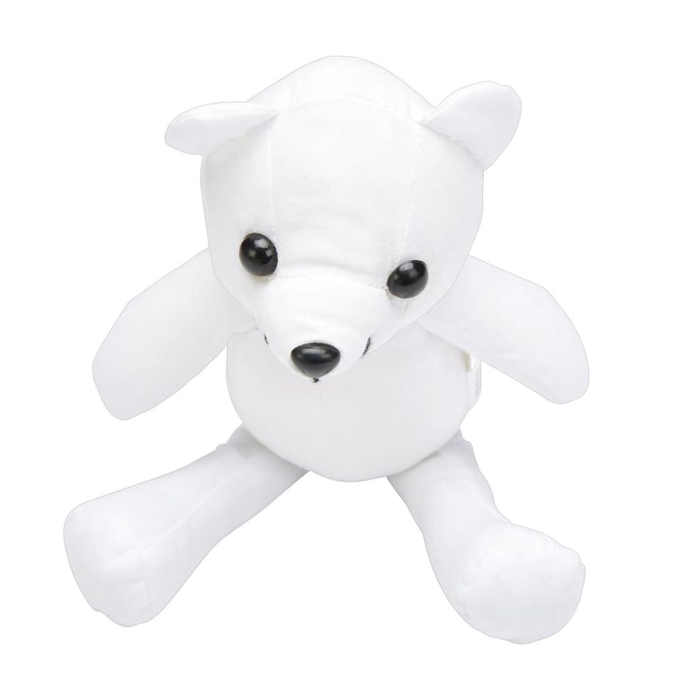 imageColorations Decorate Your Own Plush Bear Art Supplies For Kids Classroom Kit Coloring Class Pack Crafting Materials For Children