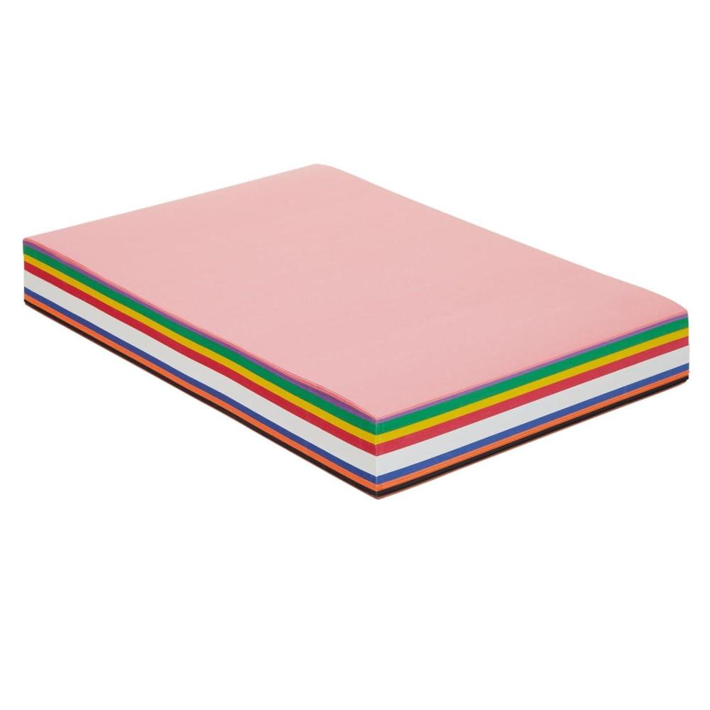 imageConstruction Paper Pack 10 Assorted Colors 12 inches x 18 inches 300 sheets heavyweight construction paper crafts art kids art painting coloring drawing creating arts and crafts12 x 18 300 Sheets