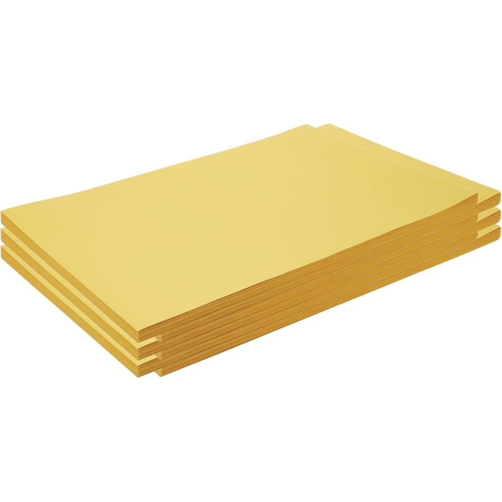 imageConstruction PaperYellow12 inches x 18 inches300 SheetsHeavyweight Construction PaperCraftsArtKids ArtPaintingColoringDrawingCreatingPaperArt ProjectAll Purpose
