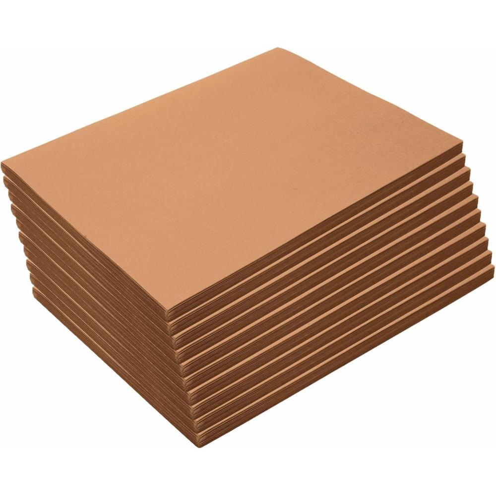 imageConstruction PaperYellow9 inches x 12 inches500 SheetsHeavyweight Construction PaperCraftsArtKids ArtPaintingColoringDrawingCreatingPaperArt ProjectAll PurposeLight Brown