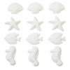 Ceramic Flowerpots, Set of 12, Kids Crafts, Crafts for Children, Flowers & Herb Garden for Kids, Ideal Mothers Day or Fathers Day Gift, Birthday or Holiday, Personalize & Individually Decorate(Sea Animals)