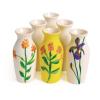 Ceramic Flowerpots, Set of 12, Kids Crafts, Crafts for Children, Flowers & Herb Garden for Kids, Ideal Mothers Day or Fathers Day Gift, Birthday or Holiday, Personalize & Individually Decorate(Vases)