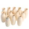 Ceramic Flowerpots, Set of 12, Kids Crafts, Crafts for Children, Flowers & Herb Garden for Kids, Ideal Mothers Day or Fathers Day Gift, Birthday or Holiday, Personalize & Individually Decorate(Vases)