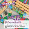 Colorations – RAINKIT DIY Rainstick Kit for Kids, Set of 12, EVA Foam and Cardboard, Native American, Craft Kit, Self-Adhesive, Toys for Kids, Early Learning, Multi-Cultural, Social Sensitivity(Pack of 12)