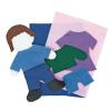 Colorations 100% Polyester Felt Sheets 6″ x 9″, 10 colors, 1mm Thick, 100 Sheet Pack for Sewing and DIY Arts & Crafts Projects (Item #EZFELT),orange