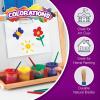 Colorations® Assorted Chubby Brush Super Pack, Set of 60, 3 different sizes, Plastic Paint brushes with Natural Bristles, Paint Brushes for Kids, Kids Paint Brushes, Paint Brushes for Children