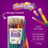 Colorations® Assorted Chubby Brush Super Pack, Set of 60, 3 different sizes, Plastic Paint brushes with Natural Bristles, Paint Brushes for Kids, Kids Paint Brushes, Paint Brushes for Children