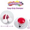 Colorations BUGST Easy-Grip Stampers, Bug Story (Pack of 12)(Fruit and Vegetables)
