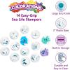 Colorations BUGST Easy-Grip Stampers, Bug Story (Pack of 12)(Sea Life)
