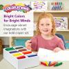Colorations Chubby Crayons for Kids Set of 200 Rainbow Crayons Classroom Supplies (2-11/16″L x 9/16″Dia), Yellow(200 Count (Pack of 1))