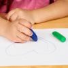 Colorations Chubby Crayons for Kids Set of 200 Rainbow Crayons Classroom Supplies (2-11/16″L x 9/16″Dia), Yellow(40 Count (Pack of 1))