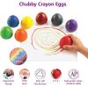 Colorations Chubby Crayons for Kids Set of 200 Rainbow Crayons Classroom Supplies (2-11/16″L x 9/16″Dia), Yellow(8 Count (Pack of 1))