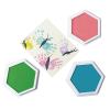 Colorations Classic Primary Colors Jumbo Washable Stamp Pads Washable Ink Pack of 6 (6″L x 7″W) – Classroom Stamping for Kids With Lid(Candy Colors)