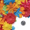 Colorations® Colorful Fabric Flowers for Arts & Crafts, Set of 300, Assorted Fabric Flower Shapes & Colors for Craft Projects, Fabric Flower Shapes for Decorating, Collaging & Crafting, Craft Supplies