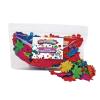 Colorations® Colorful Fabric Flowers for Arts & Crafts, Set of 300, Assorted Fabric Flower Shapes & Colors for Craft Projects, Fabric Flower Shapes for Decorating, Collaging & Crafting, Craft Supplies