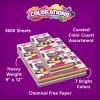 Colorations Construction Paper for Kids – 7 Bright Colors – 600 Bulk Sheets of 9″X12″ – Assorted Pack of Heavy-Duty Craft Paper, Bulk School Supplies(6)