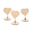 Colorations Decorate Your own Heart-Shaped Wooden Bobble! Great for Mother’s Day, Birthday Parties! Cute and Holds Small Note or Photo. Bobble Note Holder, DYO Note Holder, Heart Note Holder