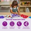 Colorations Garden Stencils, 12 Garden Designs, Made from Washable Plastic, 8 inches Each, Jumbo Size, Sturdy Stencils, Great for Creating Art, Kids Stencils, Stencils for Children(Emotions 6PK)