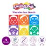Colorations Garden Stencils, 12 Garden Designs, Made from Washable Plastic, 8 inches Each, Jumbo Size, Sturdy Stencils, Great for Creating Art, Kids Stencils, Stencils for Children(Emotions 6PK)