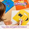 Colorations Garden Stencils, 12 Garden Designs, Made from Washable Plastic, 8 inches Each, Jumbo Size, Sturdy Stencils, Great for Creating Art, Kids Stencils, Stencils for Children(Garden 12PK)