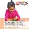 Colorations® Glitter Gloo Pens, Value Pack, 6 Colors, 12 of each, Set of 72 Pens, Great for Crafting & Decorating, Brighten up Drawings, Posters, School Projects, Crafting, Greeting Cards,Scrapbooking