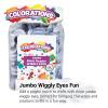 Colorations Jumbo Wiggly Googly Eyes, 300 Pieces in Jar, Storage, Black & White, 3/4 Inches Each, Arts & Crafts, for Kids(Jumbo Black)
