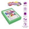 Colorations Lightweight Construction Paper, Value Pack, 10 Colors, 300 Sheets with Bonus Stencil, Everyday Use, Classroom Supplies, Daycare Supplies, Pre-School, at Home use(Green  300 Sheets)