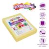 Colorations Lightweight Construction Paper, Value Pack, 10 Colors, 300 Sheets with Bonus Stencil, Everyday Use, Classroom Supplies, Daycare Supplies, Pre-School, at Home use(Yellow  300 Sheets)