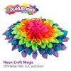Colorations Lightweight Construction Paper, Value Pack, 10 Colors, 300 Sheets with Bonus Stencil, Everyday Use, Classroom Supplies, Daycare Supplies, Pre-School, at Home use(Neon  600 Sheets)